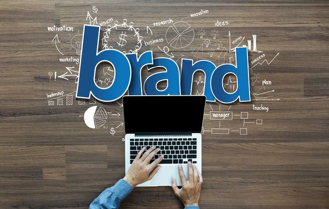 konten visual untuk branding