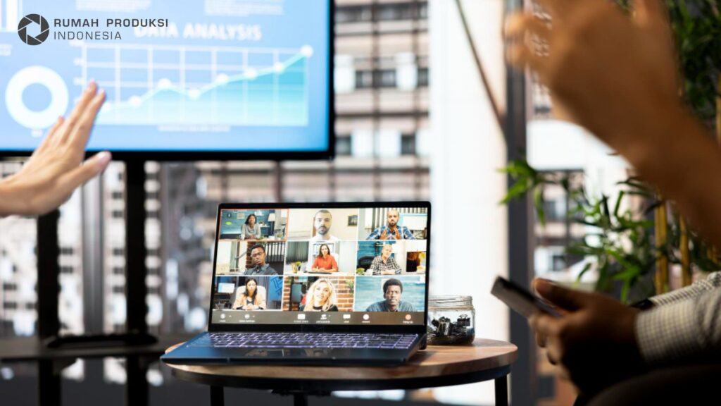 hybrid conference dengan peserta online dan offline menggunakan platform event digital terbaik