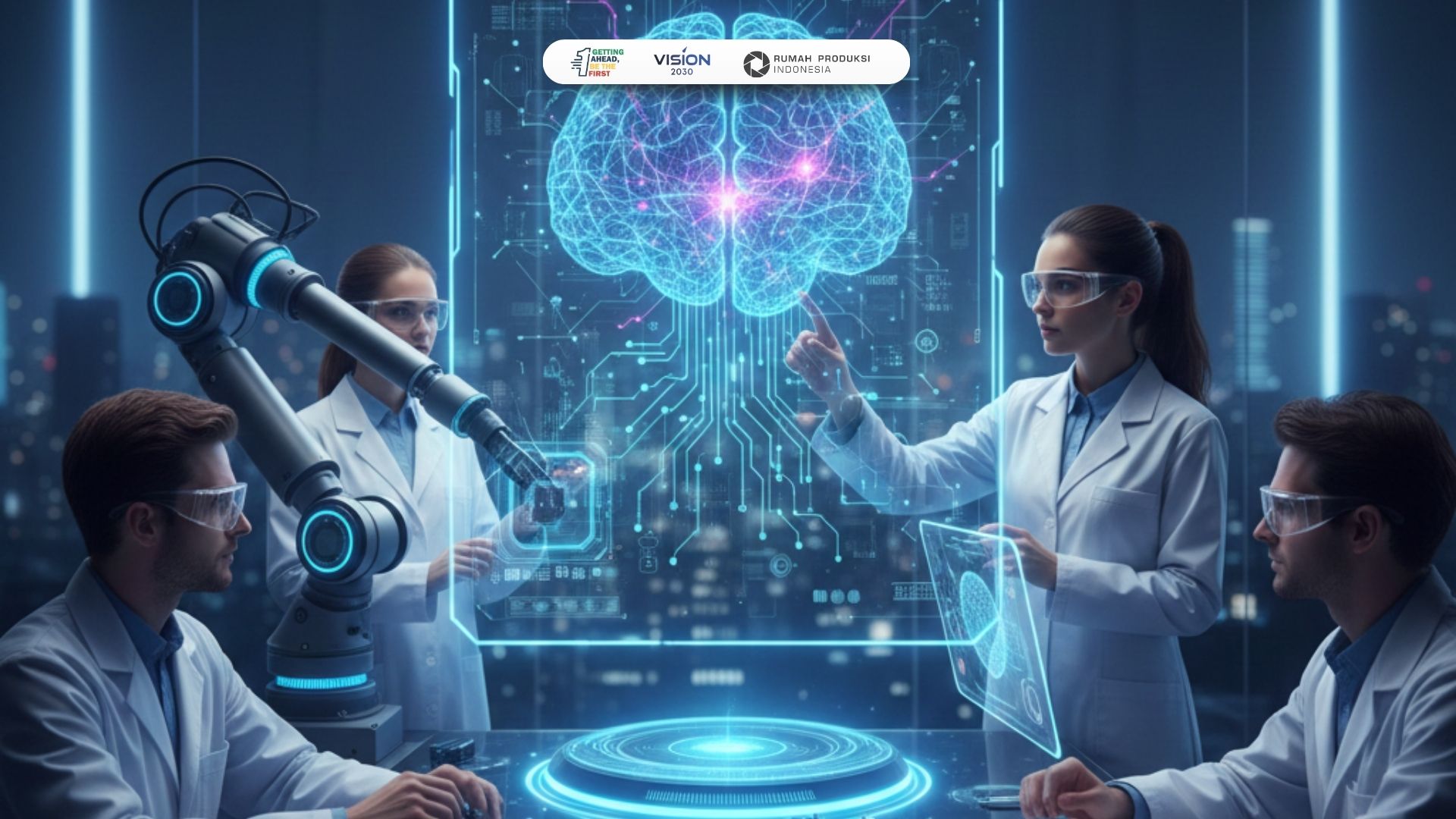 seseorang menggunakan teknologi AI dalam berbagai aktivitas sehari-hari seperti kesehatan, pendidikan, dan produktivitas”