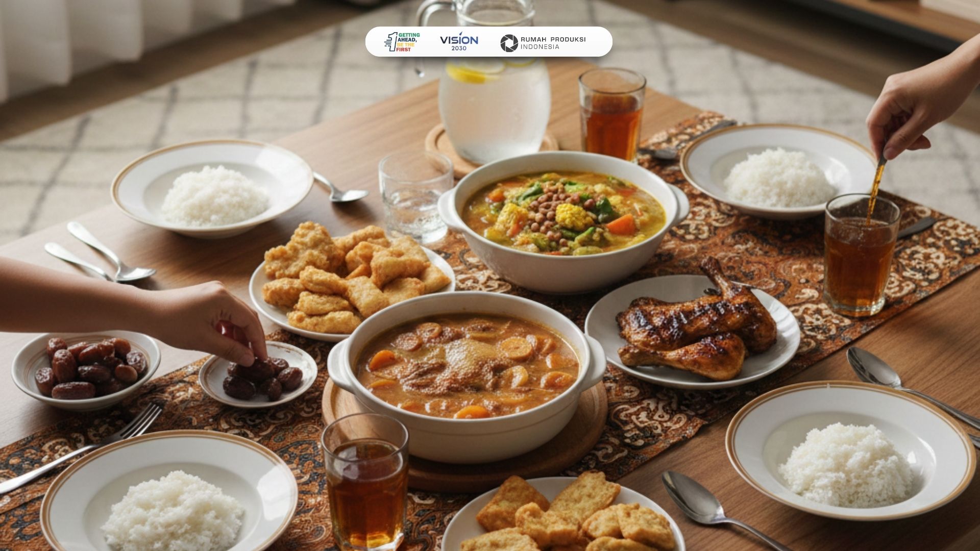 menu buka puasa hemat untuk keluarga dengan hidangan sederhana dan bergizi