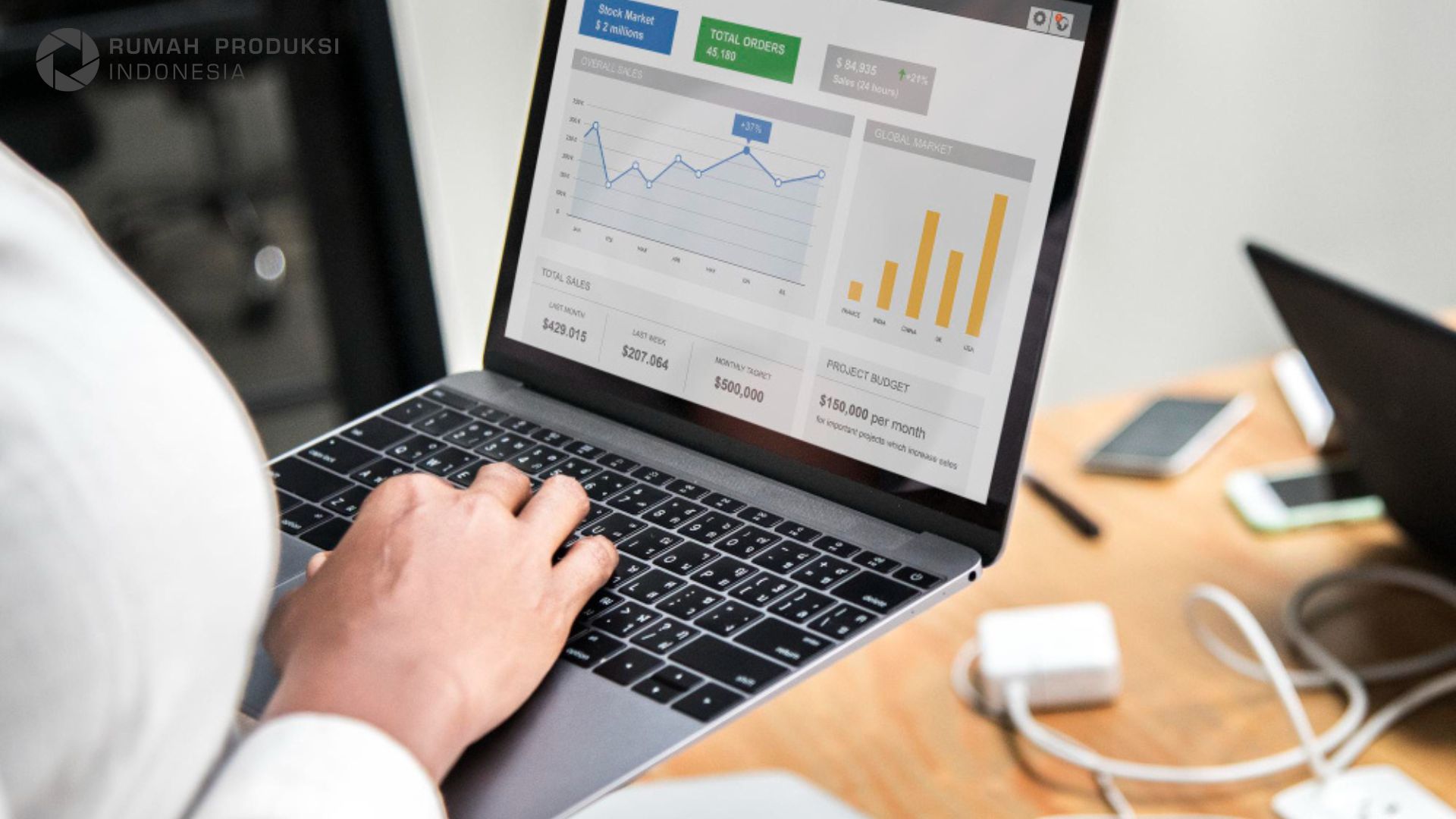 riset keyword dengan grafik pencarian di mesin pencari