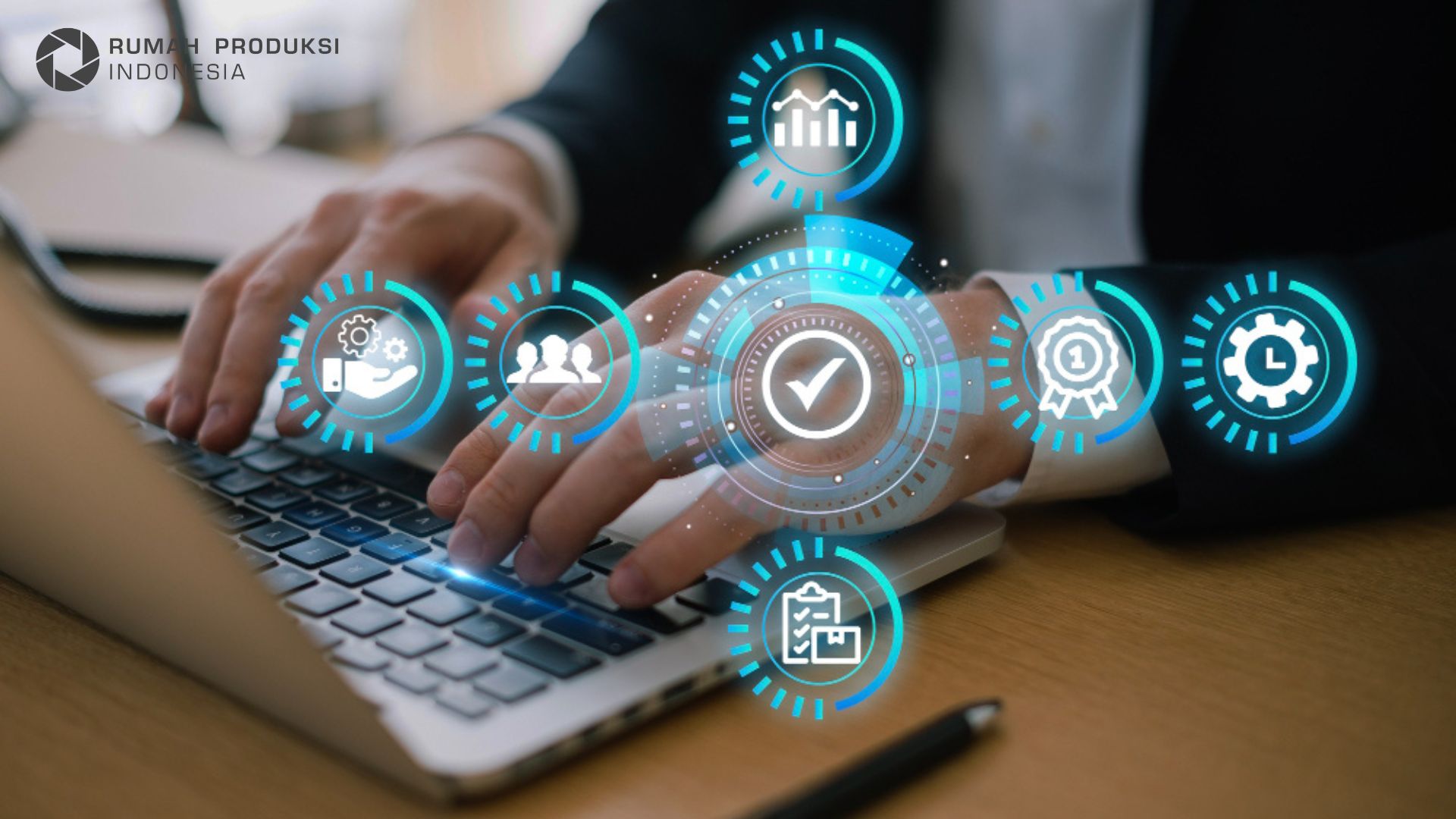 teknologi masa depan dengan AI, IoT, dan Cloud Computing yang mendorong transformasi digital bisnis 2025