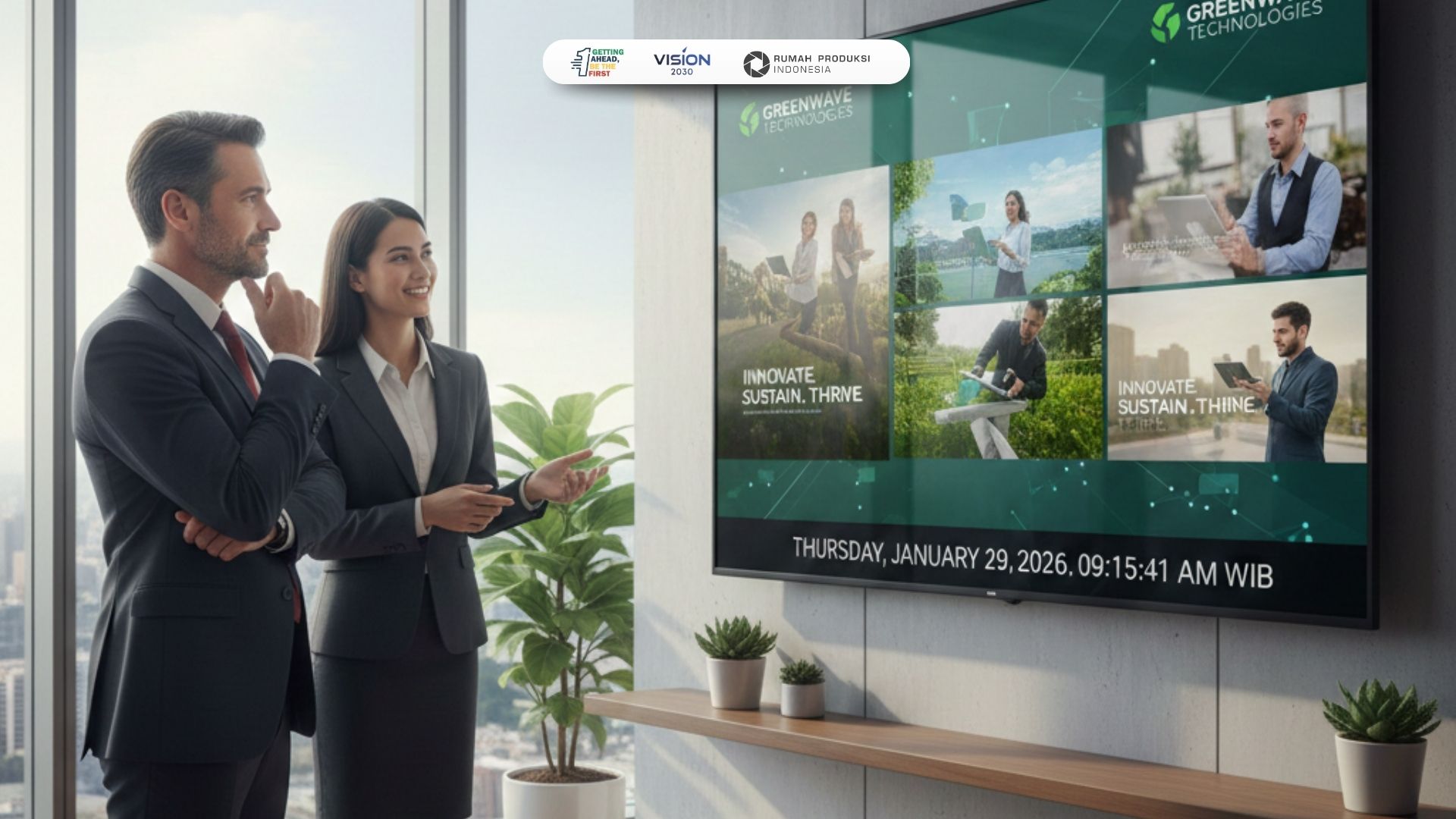 bisnis yang sukses melalui video promosi kreatif