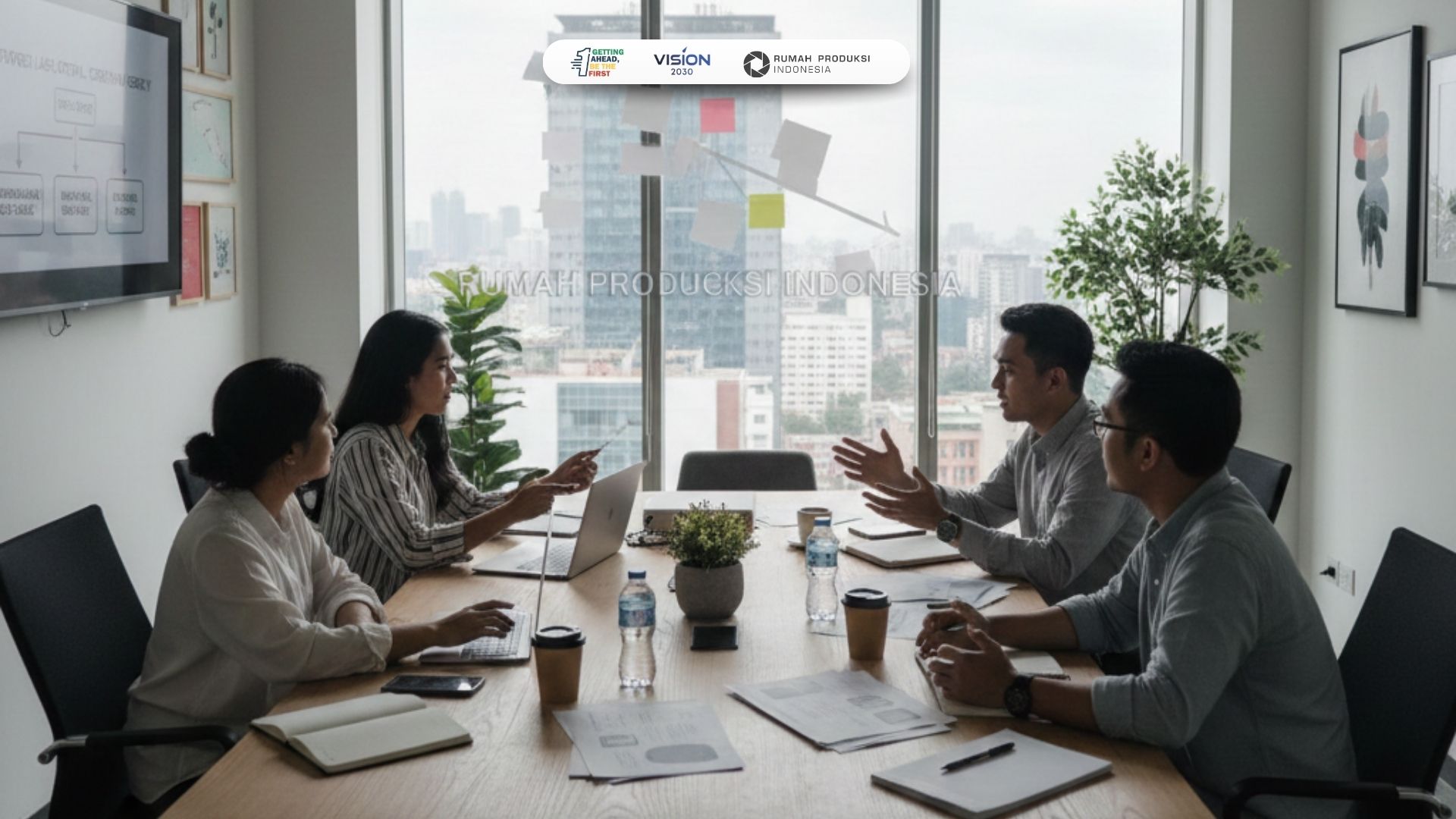 Tim Rumah Produksi Indonesia merancang strategi jasa digital creative agency untuk meningkatkan daya saing bisnis klien