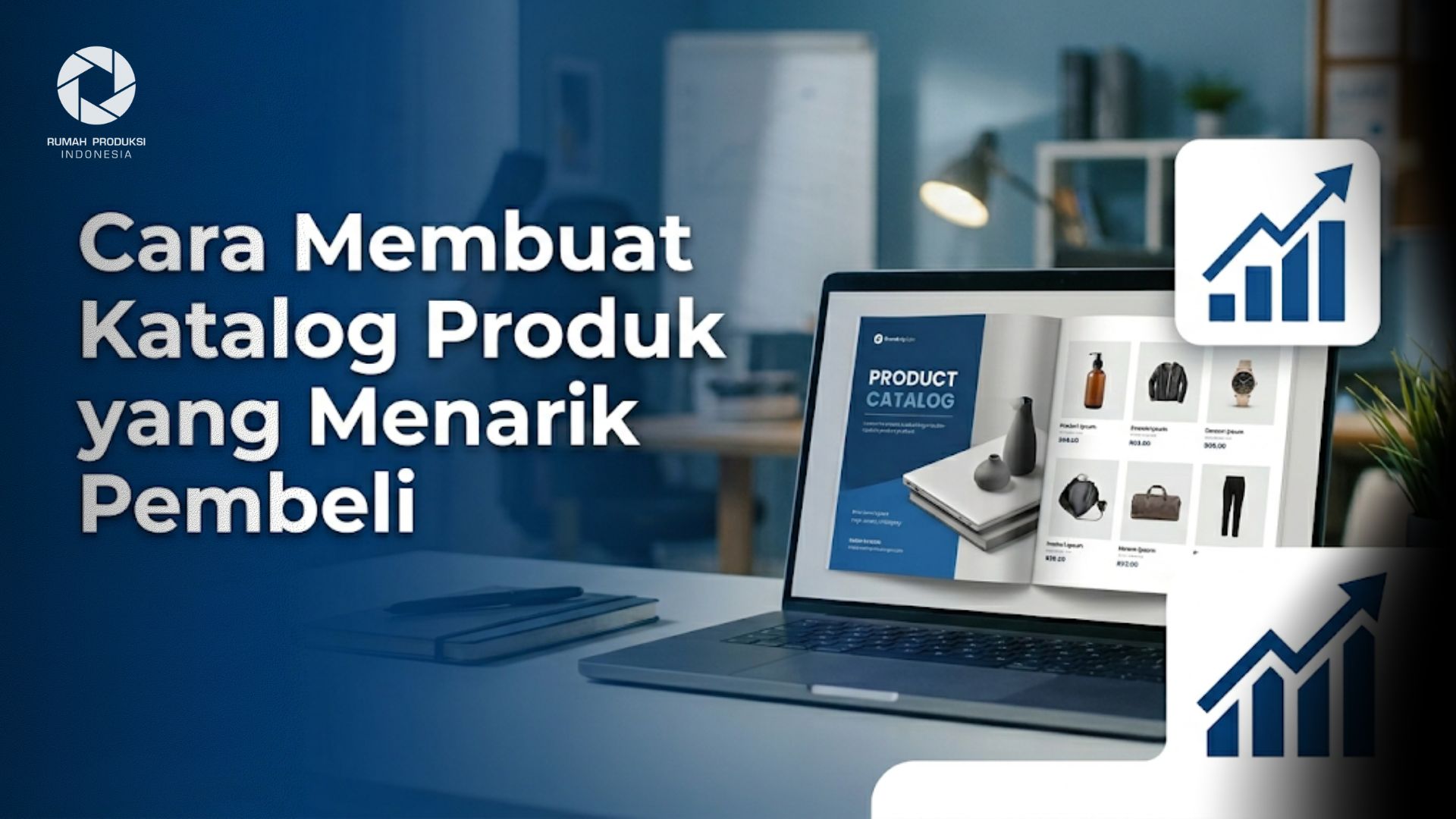 Desain katalog produk profesional dengan tampilan modern, foto produk berkualitas, dan layout yang menarik untuk meningkatkan penjualan.