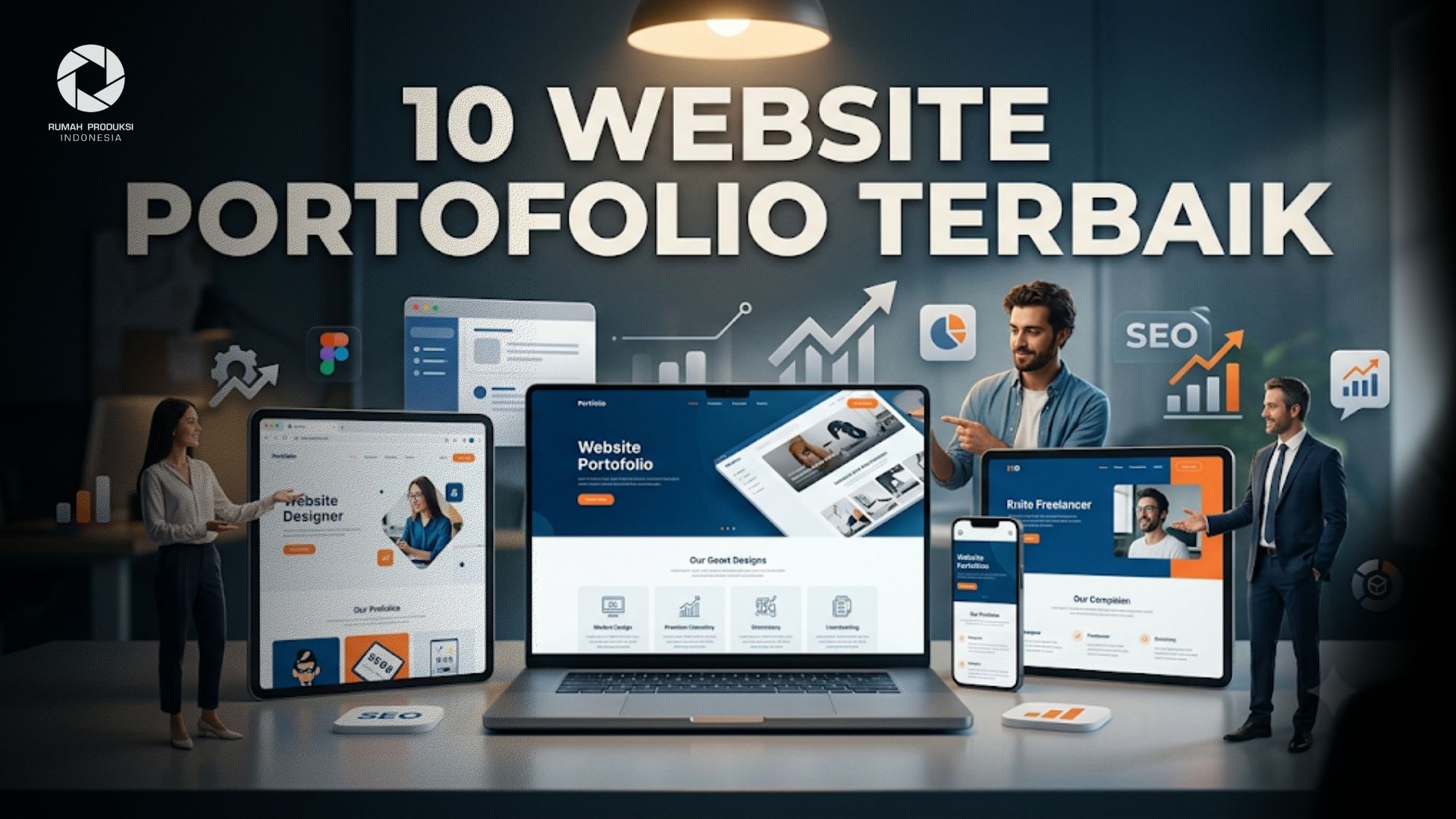 website portofolio terbaik yang menampilkan desain profesional untuk freelancer, kreator, dan bisnis.