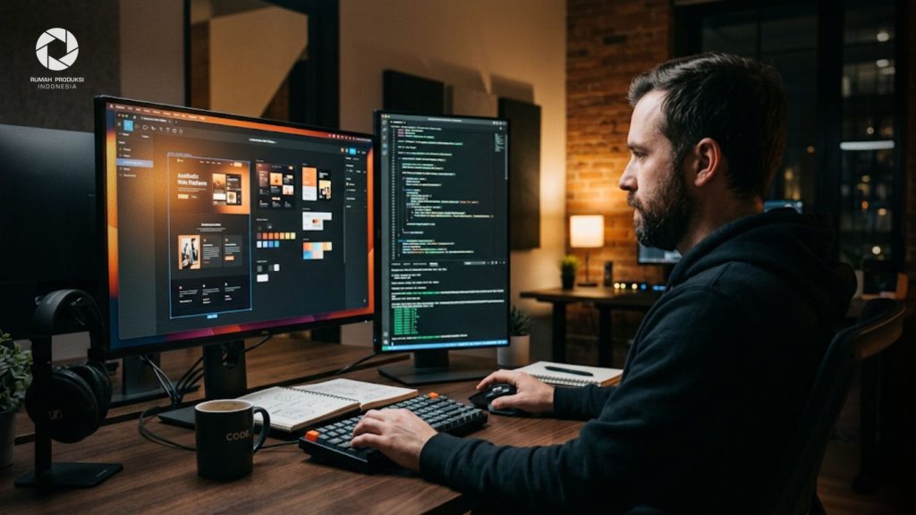 Perbedaan tugas frontend dan backend developer dalam pengembangan aplikasi web modern